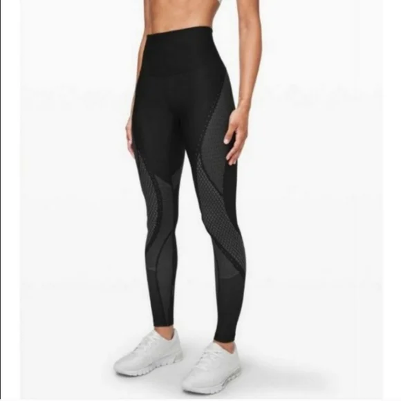 Lululemon Mapped Out High-Rise Tight 28" | Black / Glacier Grey | 8 - Picture 3 of 11